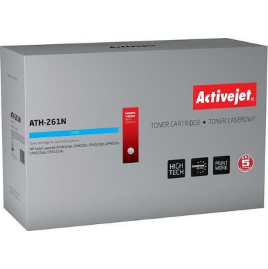 Active Jet Συμβατό Toner για Laser Εκτυπωτή HP 648A CE261A 11000 Σελίδων Κυανό