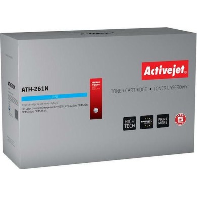 Active Jet Συμβατό Toner για Laser Εκτυπωτή HP 648A CE261A 11000 Σελίδων Κυανό