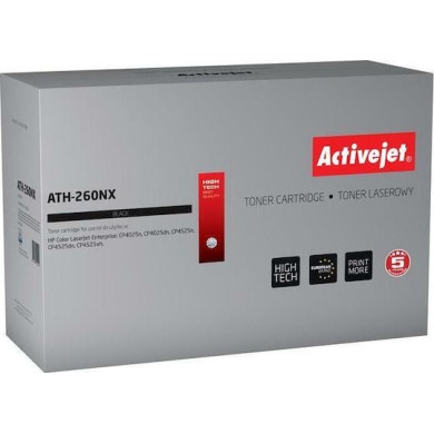Active Jet Συμβατό Toner για Laser Εκτυπωτή HP 649X CE260X 17000 Σελίδων Μαύρο