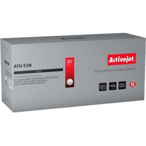 Active Jet Συμβατό Toner για Laser Εκτυπωτή HP 53A Q7553A 3500 Σελίδων Μαύρο