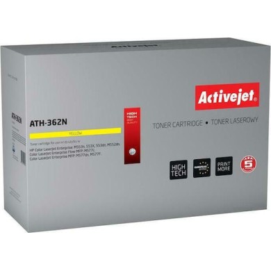 Active Jet Συμβατό Toner για Laser Εκτυπωτή HP 508A CF362A 5000 Σελίδων Κίτρινο