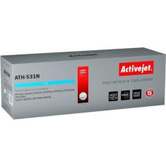 Active Jet Συμβατό Toner για Laser Εκτυπωτή HP 304A CC531A / Canon CRG-718C 3200 Σελίδων Κυανό