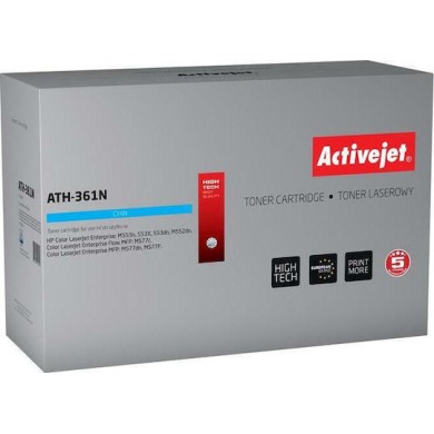 Active Jet Συμβατό Toner για Laser Εκτυπωτή HP 508A CF361A 5000 Σελίδων Κυανό
