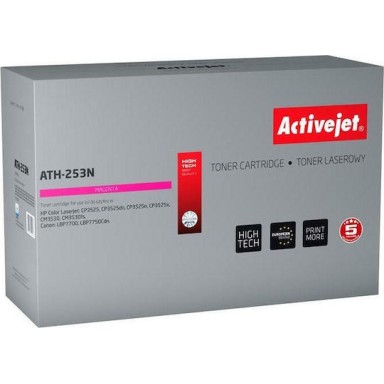 Active Jet Συμβατό Toner για Laser Εκτυπωτή HP 504A CE253A / Canon CRG-723M 7000 Σελίδων Ματζέντα