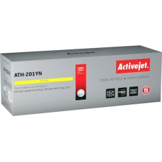 Active Jet Συμβατό Toner για Laser Εκτυπωτή HP 201A CF402A 1400 Σελίδων Κίτρινο