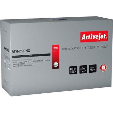 Active Jet Συμβατό Toner HP CE250X / Canon CRG-723B Black