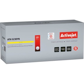 Active Jet Συμβατό Toner για Laser Εκτυπωτή Kyocera TK-5230Y 2200 Σελίδων Κίτρινο