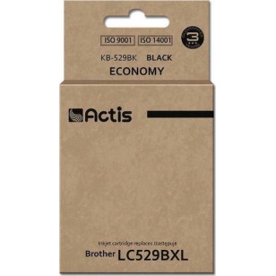 Actis Συμβατό Μελάνι Εκτυπωτή InkJet Brother LC529BK 58ml Μαύρο 1τμχ