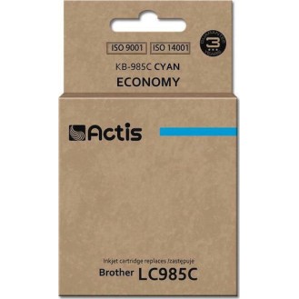 Actis Συμβατό Μελάνι Εκτυπωτή InkJet Brother LC985C 19.5ml Κυανό 1τμχ