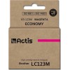 Actis Συμβατό Μελάνι Εκτυπωτή InkJet Brother LC123M 10ml Ματζέντα 1τμχ