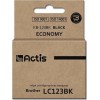 Actis Συμβατό Μελάνι Εκτυπωτή InkJet Brother LC123BK 610 Σελίδων 15ml Μαύρο 1τμχ
