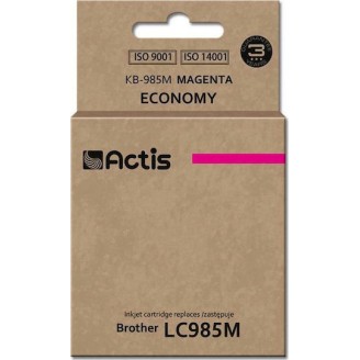Actis Συμβατό Μελάνι Εκτυπωτή InkJet Brother LC985M 19.5ml Ματζέντα 1τμχ