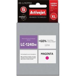 Active Jet Συμβατό Μελάνι Εκτυπωτή InkJet Brother LC-1240M 12ml Ματζέντα 1τμχ