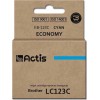 Actis Συμβατό Μελάνι Εκτυπωτή InkJet Brother LC123C 10ml Κυανό 1τμχ
