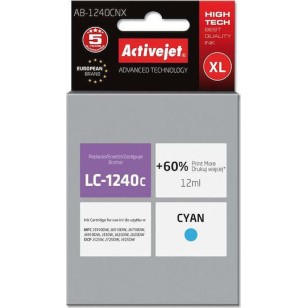 Active Jet Συμβατό Μελάνι Εκτυπωτή InkJet Brother LC-1240C 12ml Κυανό 1τμχ