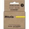 Actis Συμβατό Μελάνι Εκτυπωτή InkJet Brother LC123Y 10ml Κίτρινο