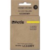Actis Συμβατό Μελάνι Εκτυπωτή InkJet Brother LC1100Y 19ml Κίτρινο 1τμχ
