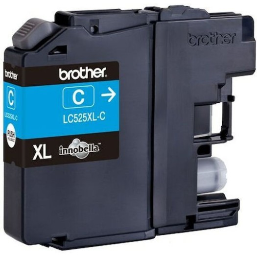 Brother LC-525XL Γνήσιο Μελάνι Εκτυπωτή InkJet Κυανό (LC-525XLC)