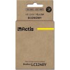 Actis Συμβατό Μελάνι Εκτυπωτή InkJet Brother LC1240Y 19ml Κίτρινο 1τμχ