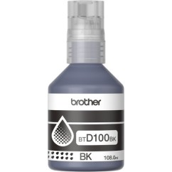 Brother BTD100BK Γνήσιο Μελάνι Εκτυπωτή InkJet Μαύρο (BT-D100BK)