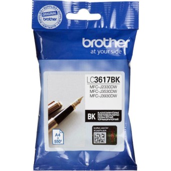 Brother LC3617 Γνήσιο Μελάνι Εκτυπωτή InkJet Μαύρο (LC-3617BK)