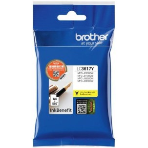 Brother LC3617 Γνήσιο Μελάνι Εκτυπωτή InkJet Κίτρινο (LC-3617Y)