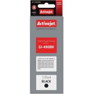 Active Jet Συμβατό Μελάνι Εκτυπωτή InkJet Canon GI-490BK 135ml Μαύρο 1τμχ
