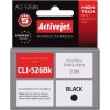Active Jet Συμβατό Μελάνι Εκτυπωτή InkJet Canon CLI-526BK 10ml Μαύρο 1τμχ