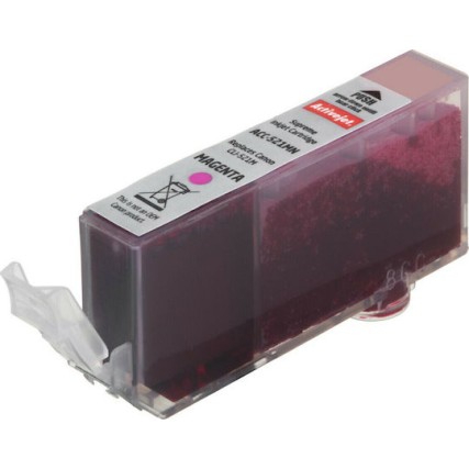 Active Jet Συμβατό Μελάνι Εκτυπωτή InkJet Canon CLI-521M 10ml Ματζέντα 1τμχ