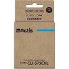 Actis Συμβατό Μελάνι Εκτυπωτή InkJet Canon CLI-571CXL 12ml Κυανό 1τμχ