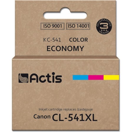 Actis Συμβατό Μελάνι Εκτυπωτή InkJet Canon CL-541XL 18ml Κίτρινο 1τμχ
