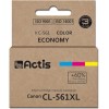 Actis Συμβατό Μελάνι Εκτυπωτή InkJet Canon CL-561XL 18ml Κίτρινο 1τμχ