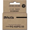 Actis Συμβατό Μελάνι Εκτυπωτή InkJet Canon PG-40/PG-50 25ml Μαύρο 1τμχ