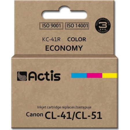 Actis Συμβατό Μελάνι Εκτυπωτή InkJet Canon CL-41/CL-51 18ml Πολλαπλό (Color) 1τμχ