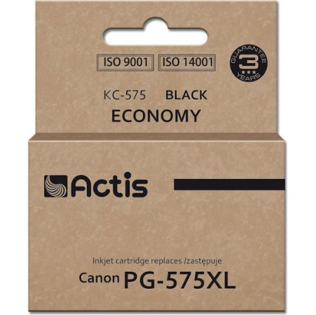 Actis Συμβατό Μελάνι Εκτυπωτή InkJet Canon 16.5ml Μαύρο 1τμχ