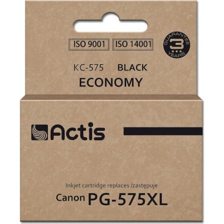 Actis Συμβατό Μελάνι Εκτυπωτή InkJet Canon 16.5ml Μαύρο 1τμχ