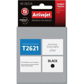 Active Jet Συμβατό Μελάνι Εκτυπωτή InkJet Epson T2621 22ml Μαύρο 1τμχ