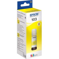 Epson 103 Γνήσιο Μελάνι Εκτυπωτή InkJet Κίτρινο (C13T00S44A)