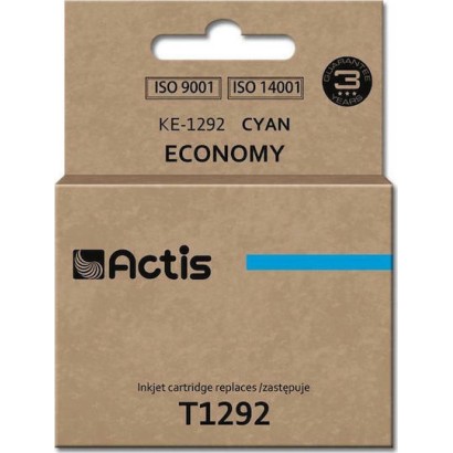 Actis Συμβατό Μελάνι Εκτυπωτή InkJet Epson T1292 15ml Κυανό 1τμχ