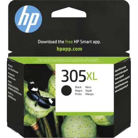 HP 305XL Γνήσιο Μελάνι Εκτυπωτή InkJet Μαύρο (3YM62AE)