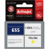 Active Jet Συμβατό Μελάνι Εκτυπωτή InkJet HP 655 CZ112AE 600 Σελίδων 12ml Κίτρινο 1τμχ