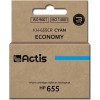 Actis Συμβατό Μελάνι Εκτυπωτή InkJet HP 655 CZ110AE 12ml Κυανό 1τμχ