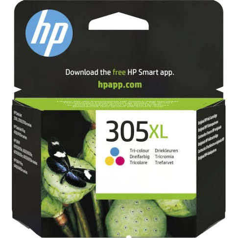 HP 305XL Γνήσιο Μελάνι Εκτυπωτή InkJet Πολλαπλό (Color) (3YM63AE)