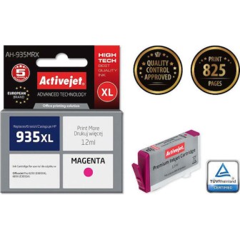Active Jet Συμβατό Μελάνι Εκτυπωτή InkJet HP 935XL C2P25AE 12ml Ματζέντα 1τμχ