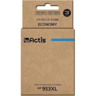Actis Συμβατό Μελάνι Εκτυπωτή InkJet HP 953XL F6U16AE 25ml Κυανό 1τμχ
