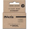 Actis Συμβατό Μελάνι Εκτυπωτή InkJet HP 305XL 3YM62AE 20ml Μαύρο 1τμχ