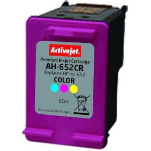 Active Jet Συμβατό Μελάνι Εκτυπωτή InkJet HP 652 F6V24AE 500 Σελίδων 21ml Πολλαπλό (Color) 1τμχ