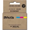 Actis Συμβατό Μελάνι Εκτυπωτή InkJet HP 301XL CH564EE 18ml Πολλαπλό (Color)