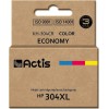Actis Συμβατό Μελάνι Εκτυπωτή InkJet HP 304XL N9K07AE 18ml Πολλαπλό (Color) 1τμχ