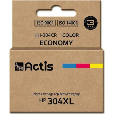 Actis Συμβατό Μελάνι Εκτυπωτή InkJet HP 304XL N9K07AE 18ml Πολλαπλό (Color) 1τμχ